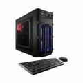 CybertronPC - Palladium GTX Desktop - Intel Core i7 - 16GB Memory - NVIDIA GeForce GTX 1050 Ti - 2TB HDD + 120GB SSD - Blue