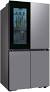 Samsung - Bespoke 29 Cu. Ft. 4-Door Flex French Door Refrigerator with Beverage Zone and Auto Open Door - Stainless Steel--6571686