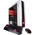 iBUYPOWER - Gaming Desktop - AMD Ryzen 3-Series - 8GB Memory - NVIDIA GeForce GT 1030 - 240GB Solid State Drive - Black/White/Red