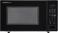 Sharp - Carousel 1.4 Cu. Ft. Microwave with Sensor Cooking - Black-6042403