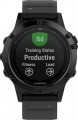 Garmin - fēnix® 5 Sapphire Smartwatch 47mm Fiber-Reinforced Polymer - Black with Black Band