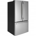 GE - 27 Cu. Ft. French Door Refrigerator - Stainless steel-6240875