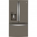 GE - 22.1 Cu. Ft. French Door Counter-Depth Refrigerator - Slate6404574