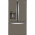 GE - 22.1 Cu. Ft. French Door Counter-Depth Refrigerator - Slate6404574