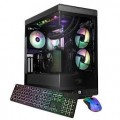 iBUYPOWER - Y40 PRO Gaming Desktop PC - AMD Ryzen 7 9700X, NVIDIA GeForce RTX 5070Ti 16GB, 32GB DDR5 RGB,1TB SSD - Black