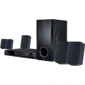 LG - 500W 5.1-Ch. 3D / Smart Blu-ray Home Theater System - Black