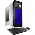 CybertronPC - Titanium Desktop - Intel Core i7 - 16GB Memory - NVIDIA GeForce GTX1080 - 1TB Hard Drive - Blue