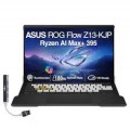 ASUS - ROG Flow Z13-KJP 2-in-1 Laptop 13.4 WQXGA Display (Ryzen AI Max+ 395, 128GB, 1TB SSD, Win 11 Pro) w/USB Hub - Gold