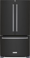 KitchenAid - 20 Cu. Ft. French Door Counter-Depth Refrigerator - Black Stainless