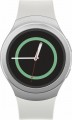 Samsung - Geek Squad Certified Refurbished Gear S2 Smartwatch 42mm Stainless Steel - White Elastomer