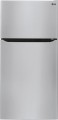 LG - 20.2 Cu. Ft. Top-Freezer Refrigerator - Stainless steel-7355146