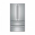 Bosch - 800 Series 20.7 Cu. Ft. 4-Door French Door Counter-Depth Refrigerator - Stainless steel