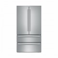 Bosch - 800 Series 20.7 Cu. Ft. 4-Door French Door Counter-Depth Refrigerator - Stainless steel