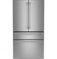 Café - 28.7 Cu. Ft. 4-Door French Door Smart Refrigerator with Dual Dispense Autofill Pitcher - Stainless Steel