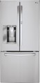 LG - 24.4 Cu. Ft. French Door Refrigerator with Thru-the-Door Ice and Water - Stainless Steel