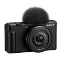 Sony - ZV-1F Vlog Camera for Content Creators and Vloggers - Black
