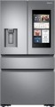 Samsung - Family Hub 2.0 22.2 Cu. Ft. 4-Door French Door Counter-Depth Refrigerator - Stainless Steel