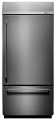 KitchenAid - 20.9 Cu. Ft. Bottom-Freezer Built-In Refrigerator - Stainless steel-7764212