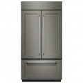KitchenAid - 24.2 Cu. Ft. French Door Built-In Refrigerator - White