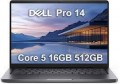 Dell - Refurbished Excellent - Upgraded - Pro - 14'' PC14250 FHD+ Business Laptop - Intel Core 7 150U - 16GB RAM - 512GB SSD - IR Webcam - Thunderbolt - Win11Pro - Magnetite