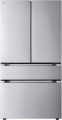 LG - 29.6 Cu. Ft. 4-Door French Door Smart Refrigerator with Full--Convert Drawer - Stainless Steel--6553171