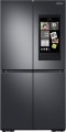 Samsung - 23 cu. ft. Smart Counter Depth 4-Door Flex™ Refrigerator with Family Hub™ & Beverage Center - Black Stainless Steel