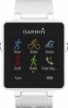 Garmin - vívoactive Smartwatch 28.6mm Plastic - White Silicone (Unlocked)