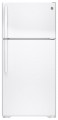 GE - 14.6 Cu. Ft. Top-Freezer Refrigerator - White-8868226