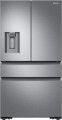 Samsung - 22.7 Cu. Ft. 4-Door Flex French Door Counter-Depth Refrigerator - Stainless steel-RF23M8070SR-5728821