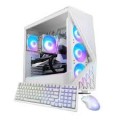 iBUYPOWER - Slate Gaming Desktop PC -Intel Core Ultra 9 285, NVIDIA GeForce RTX 5060Ti 8GB, 64GB DDR5 RGB,2TB SSD - White