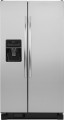 Amana - 25.4 Cu. Ft. Side-by-Side Refrigerator with Thru-the-Door Ice and Water - Stainless Steel