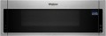 Whirlpool - 1.1 Cu. Ft. Low Profile Over-the-Range Microwave Hood Combination - Stainless steel-6196921