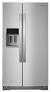 Whirlpool - 20.6 Cu. Ft. Side-by-Side Counter-Depth Refrigerator - Stainless Steel--6581013