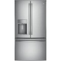 GE Profile - 22.1 Cu. Ft. French Door Counter-Depth Refrigerator with Hands-Free AutoFill - Stainless Steel