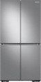 Samsung - 23 cu. ft. 4-Door Flex French Door Counter Depth Refrigerator with WiFi, Beverage Center and Dual Ice Maker - Stainless steel