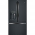 GE - Profile Series 27.8 Cu. Ft. French Door Refrigerator with Keurig Brewing System - Black Slate