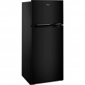 Whirlpool - 17.7 Cu. Ft. Top-Freezer Refrigerator - Black