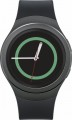 Samsung - Geek Squad Certified Refurbished Gear S2 Smartwatch 42mm Stainless Steel - Black Elastomer
