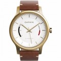 Garmin - vivomove Premium Activity Tracker - Gold-tone steel