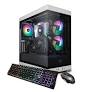 iBUYPOWER - Y40 Gaming Desktop - AMD Core Ryzen 9 7900x- 32GB DDR5 Memory - NVIDIA GeForce RTX 4060 Ti 8GB - 2TB NVMe SSD - White