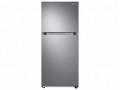 Samsung - 18 cu. ft. Top Freezer Refrigerator with Ice Maker - Stainless Steel