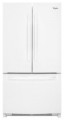 Whirlpool - 25.2 Cu. Ft. French Door Refrigerator - White-6308307