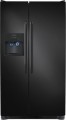 Frigidaire - 22.6 Cu. Ft. Side-by-Side Refrigerator with Thru-the-Door Ice and Water - Ebony Black