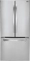 LG - 21.6 Cu. Ft. French Door Refrigerator - Stainless Steel