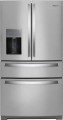 Whirlpool - 26 cu. ft. French Door Refrigerator with Prep & Store Bins - Stainless Steel--6590388