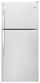 Whirlpool - 18.2 Cu. Ft. Top-Freezer Refrigerator - Monochromatic Stainless-Steel