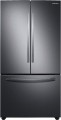 Samsung - 28 cu. ft. Large Capacity 3-Door French Door Refrigerator with AutoFill Water Pitcher - Black stainless steel