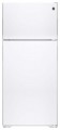 GE - 15.6 Cu. Ft. Frost-Free Top-Freezer Refrigerator - White-7880383