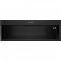 Whirlpool - 1.1 Cu. Ft. Low Profile Over-the-Range Microwave Hood Combination - Black-6196925