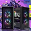 STGAubron - Gaming Desktop PC, Intel Core I7 8th Gen up to 4.1Ghz, GeForce GTX 1660 Super 6G, 16G DDR4, 512G SSD, WIN11H - Black